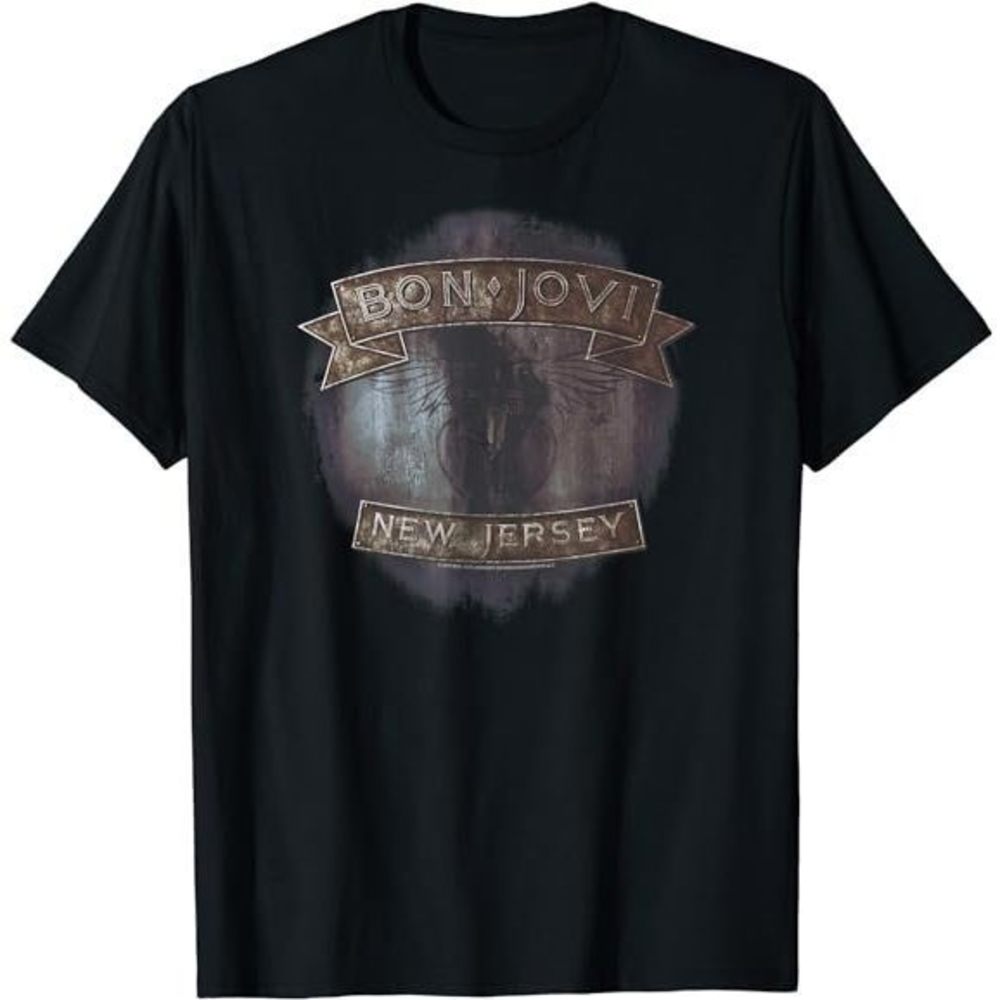 Bon Jovi New Jersey T-Shirt, Bon Jovi Rock Band Shirt, Gift For Fan